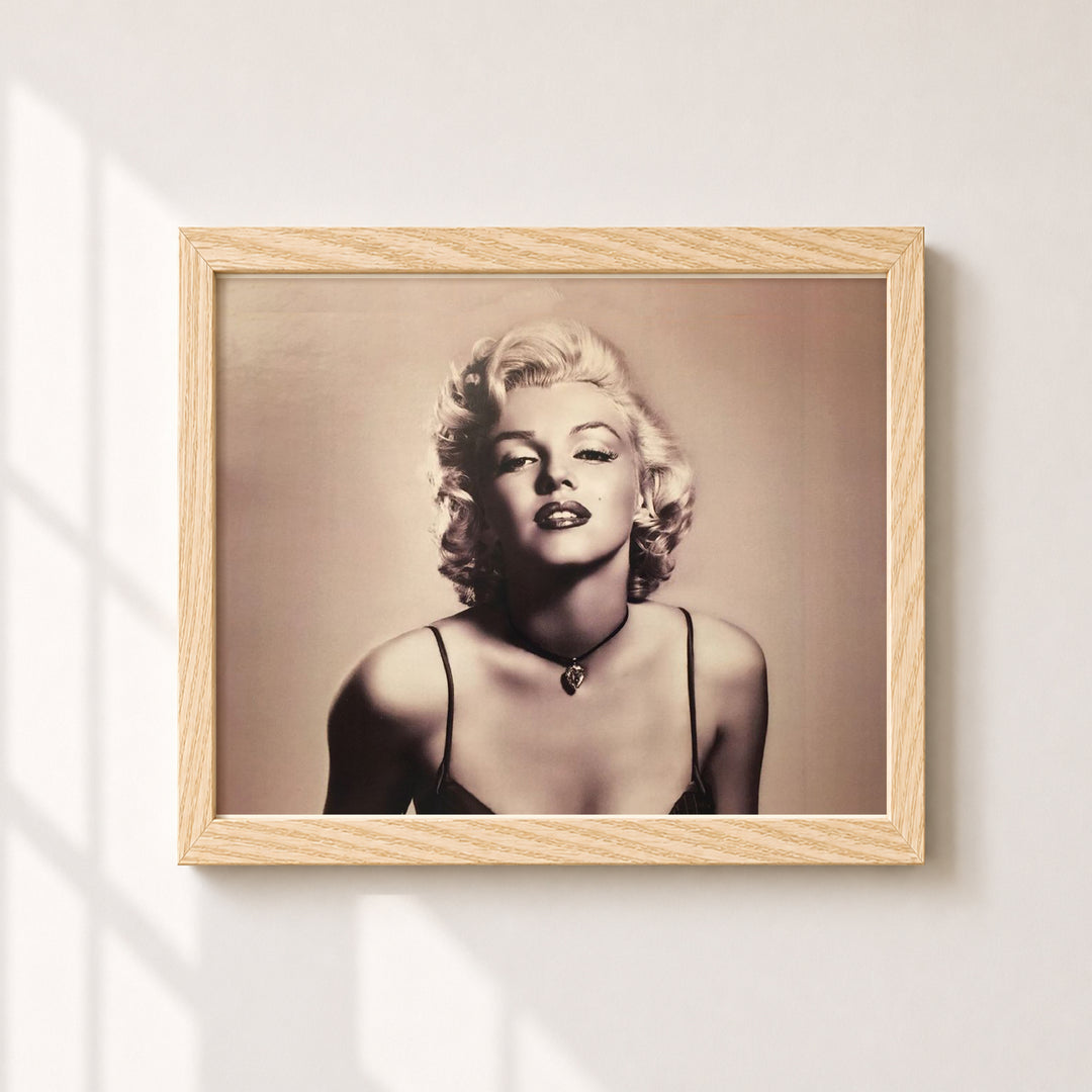 Marilyn Monroe Sultry Pose Vintage Glamour Inspirational Wall Art