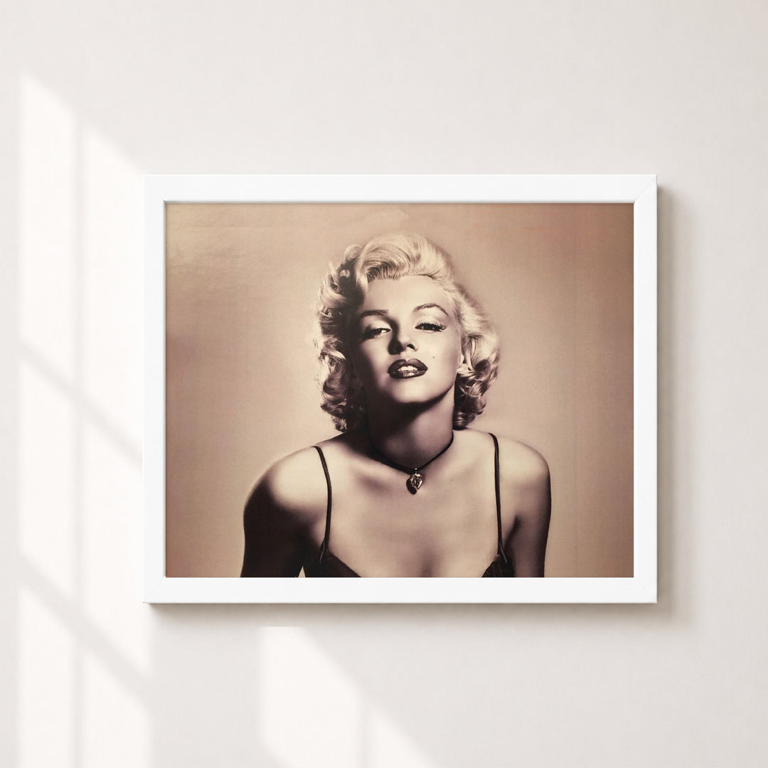 Marilyn Monroe Sultry Pose Vintage Glamour Inspirational Wall Art
