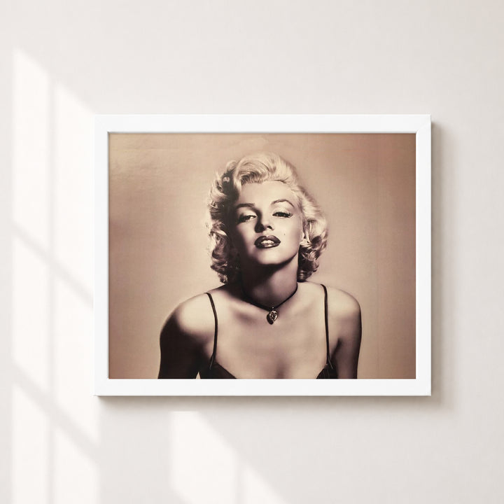Marilyn Monroe Sultry Pose Vintage Glamour Inspirational Wall Art