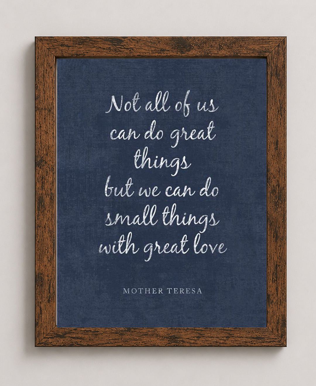Mother Teresa &