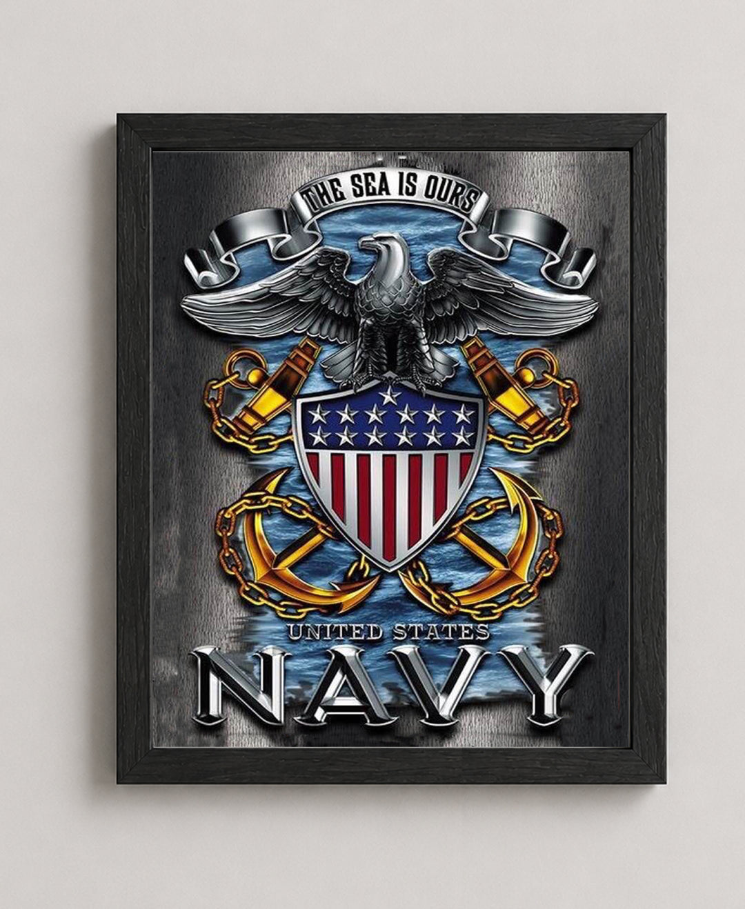 The Sea is Ours Naval Military Wall Art