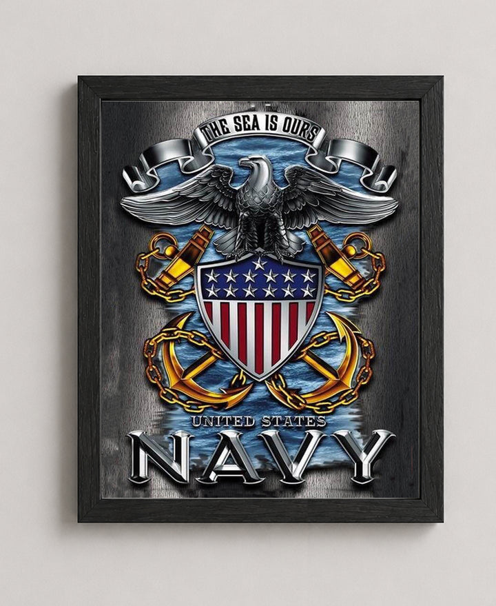 The Sea is Ours Naval Military Wall Art