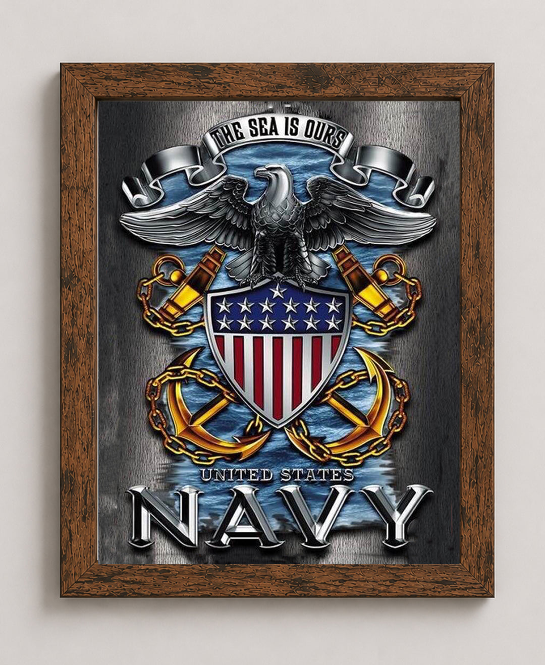 The Sea is Ours Naval Military Wall Art