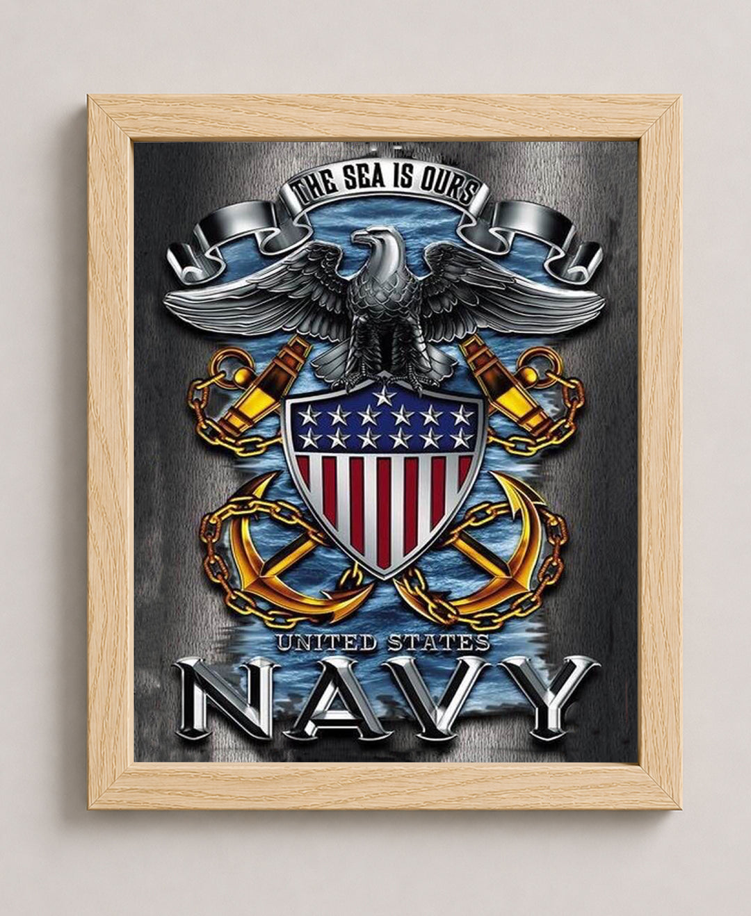 The Sea is Ours Naval Military Wall Art