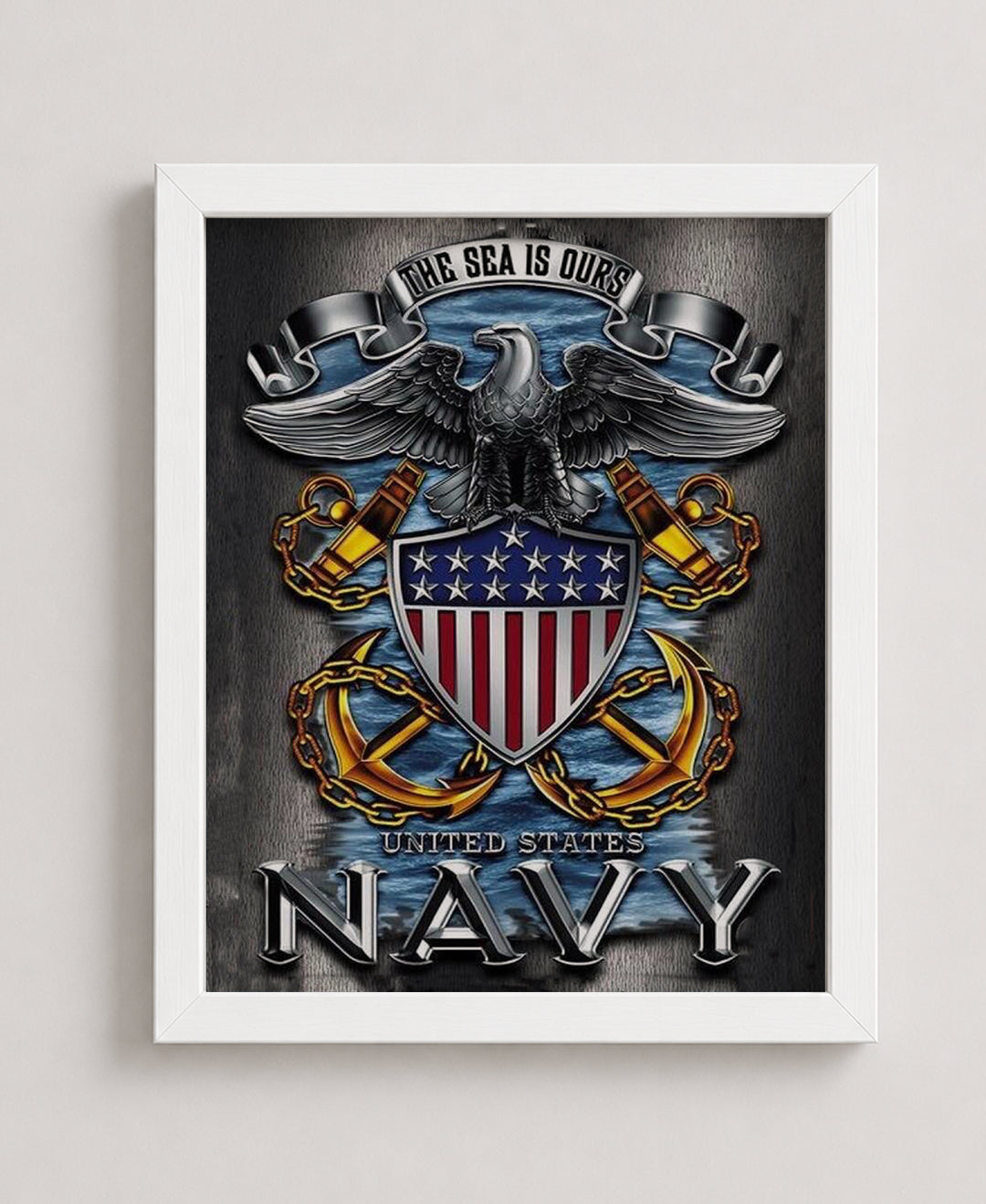 The Sea is Ours Naval Military Wall Art