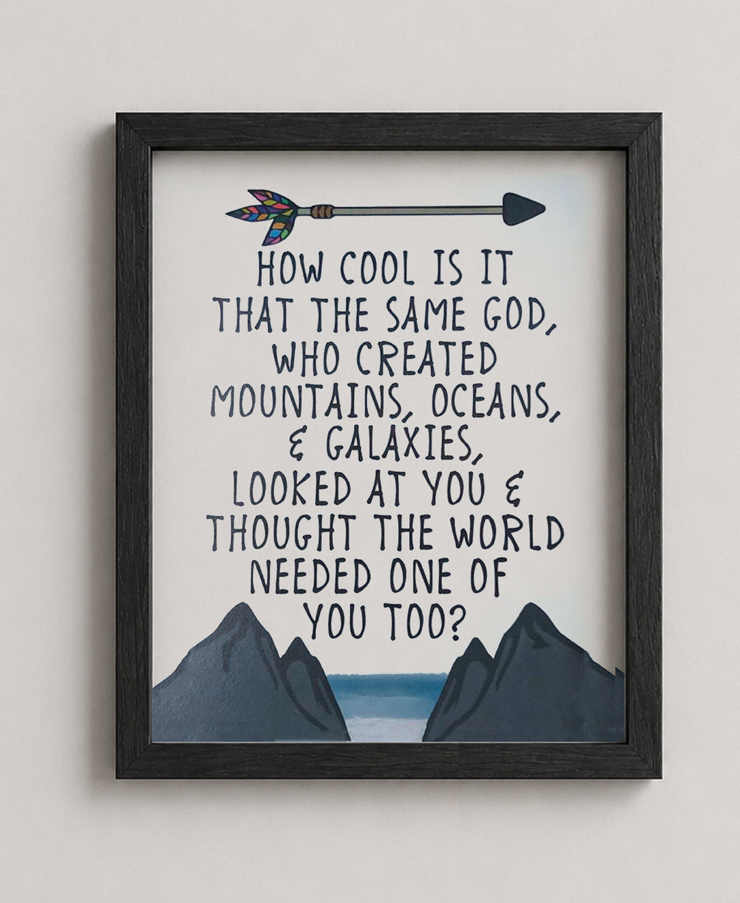Same God of Creation Christian Wall Art