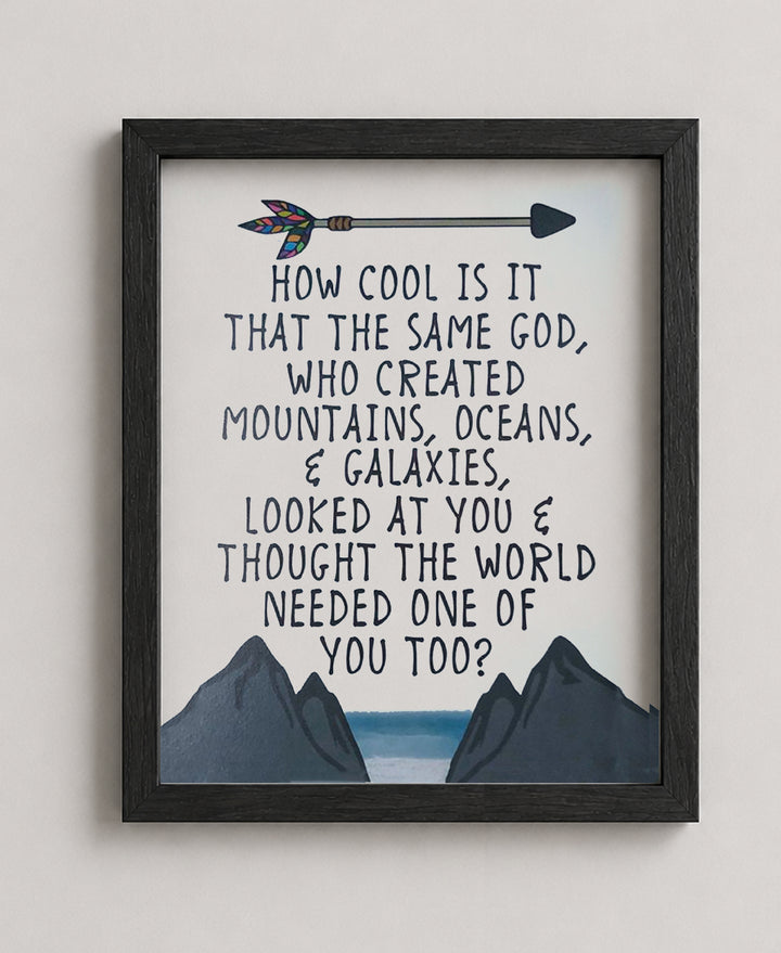 Same God of Creation Christian Wall Art