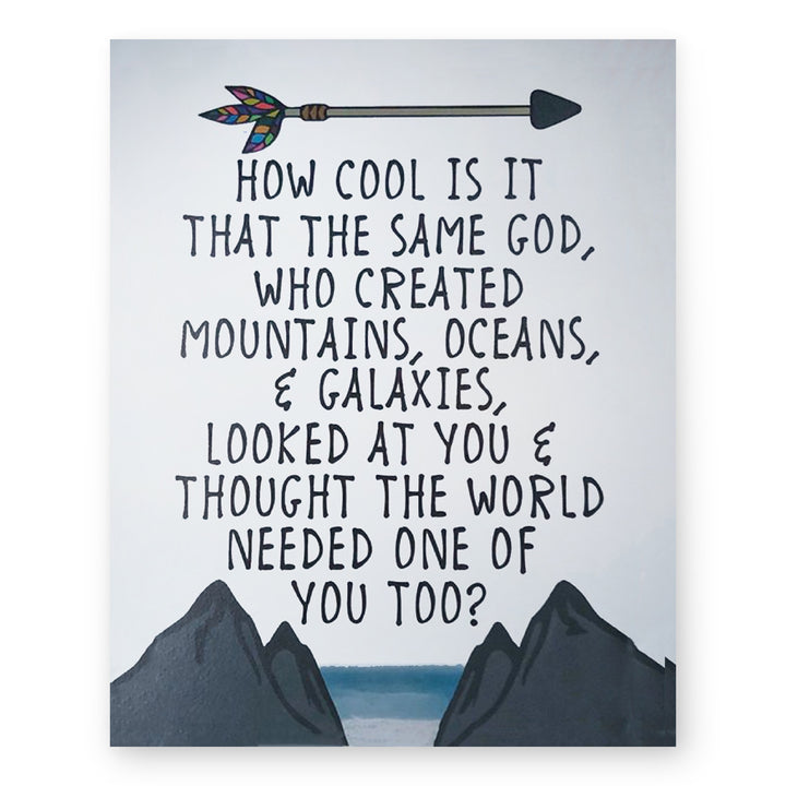 Same God of Creation Christian Wall Art