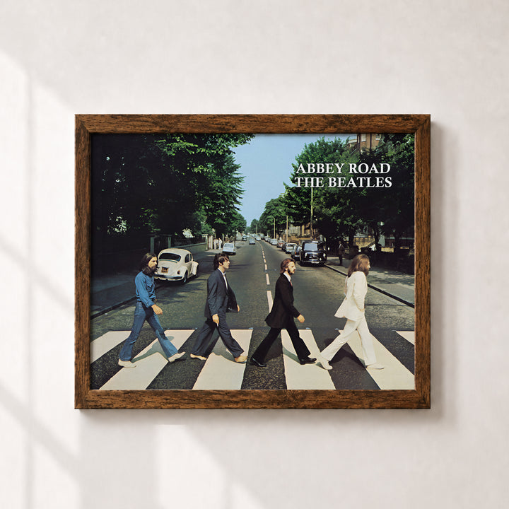 Vintage Abbey Road Music Wall Art
