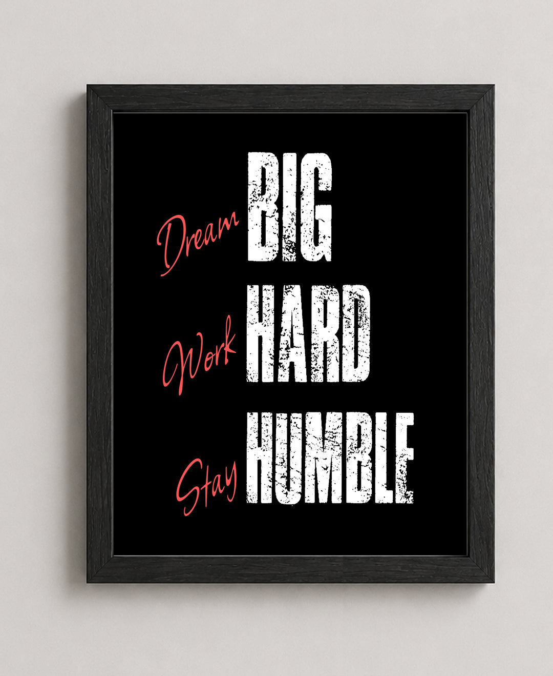 School &amp; Fitness Enthusiasts Motivational Wall Art