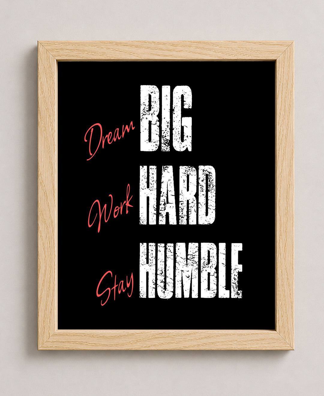 School &amp; Fitness Enthusiasts Motivational Wall Art