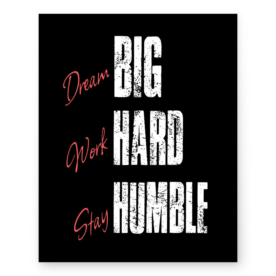School &amp; Fitness Enthusiasts Motivational Wall Art