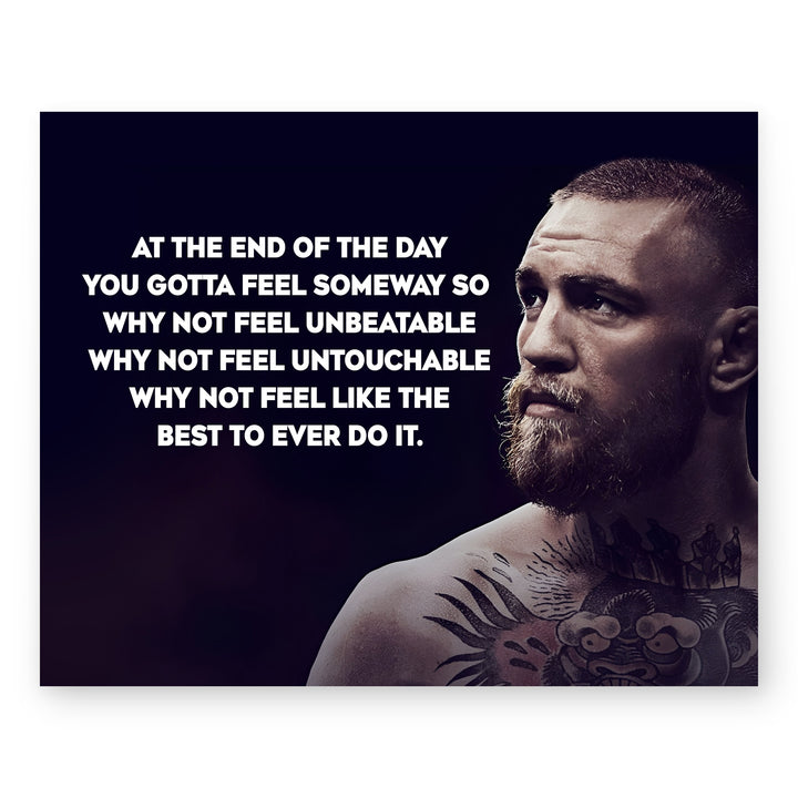At The End of The Day You Gotta Inspirational Wall Art