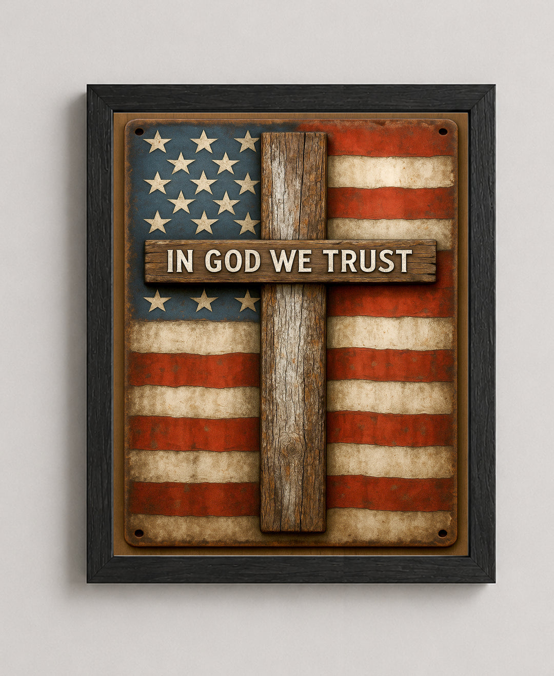 In God We Trust Christian Wall Art