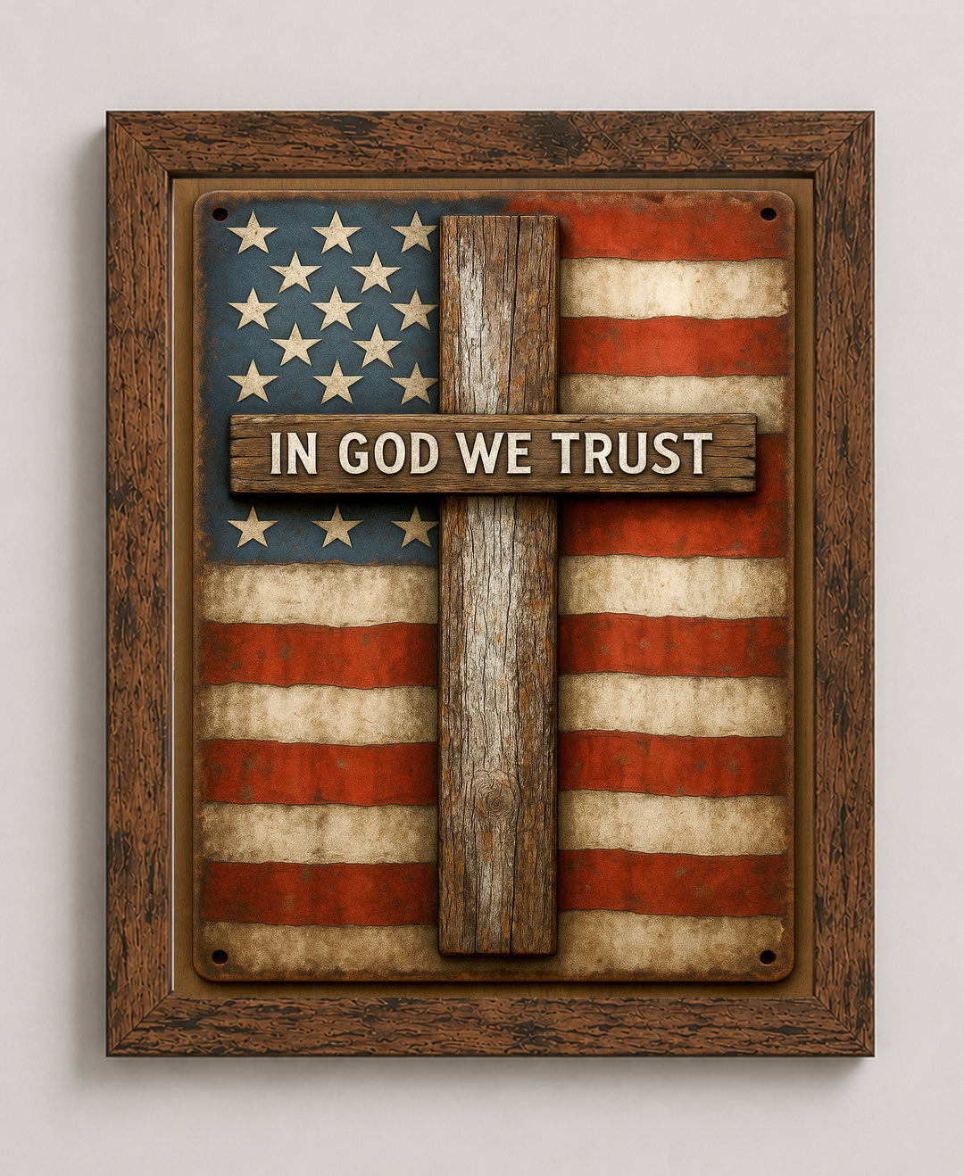 In God We Trust Christian Wall Art