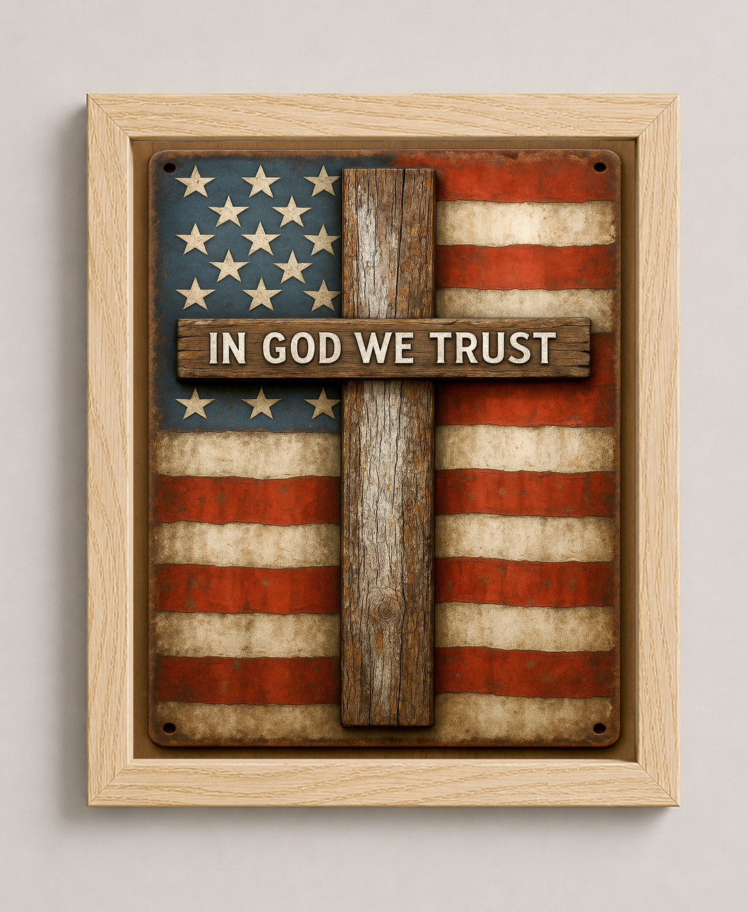 In God We Trust Christian Wall Art