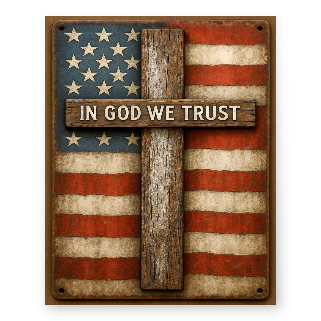 In God We Trust Christian Wall Art