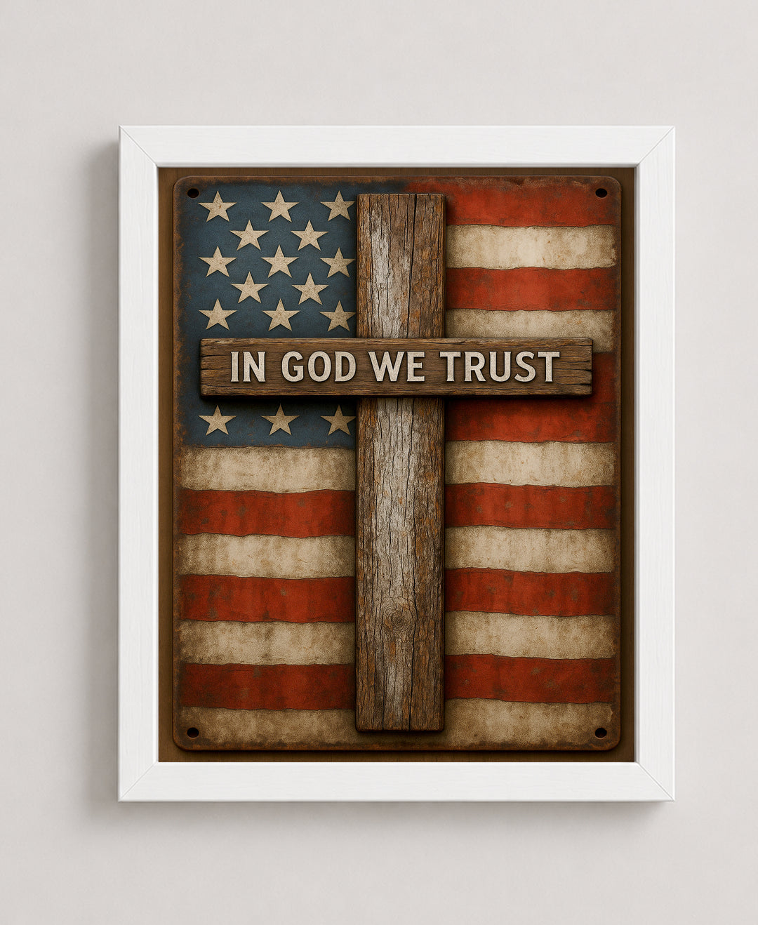 In God We Trust Christian Wall Art