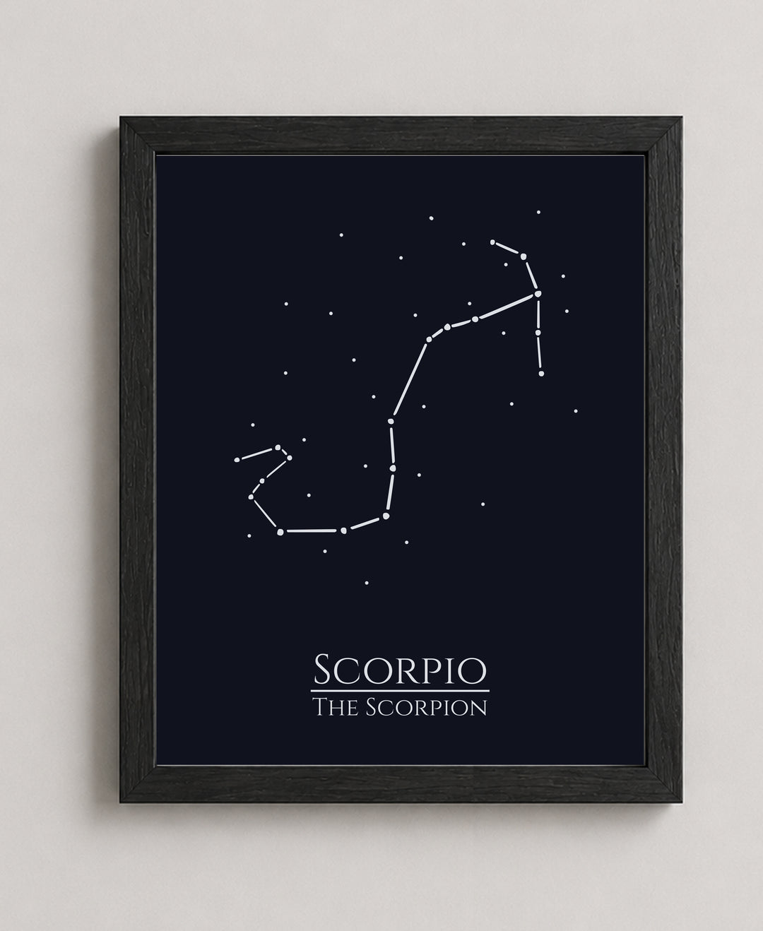 Mystic Zodiac Constellation Celestial Inspirational Wall Art