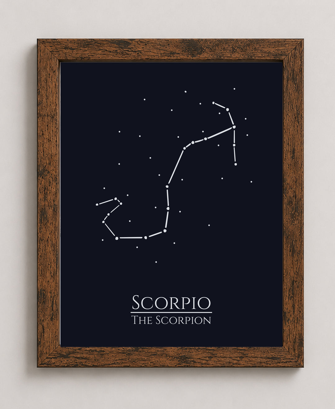 Mystic Zodiac Constellation Celestial Inspirational Wall Art