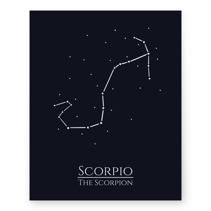 Mystic Zodiac Constellation Celestial Inspirational Wall Art