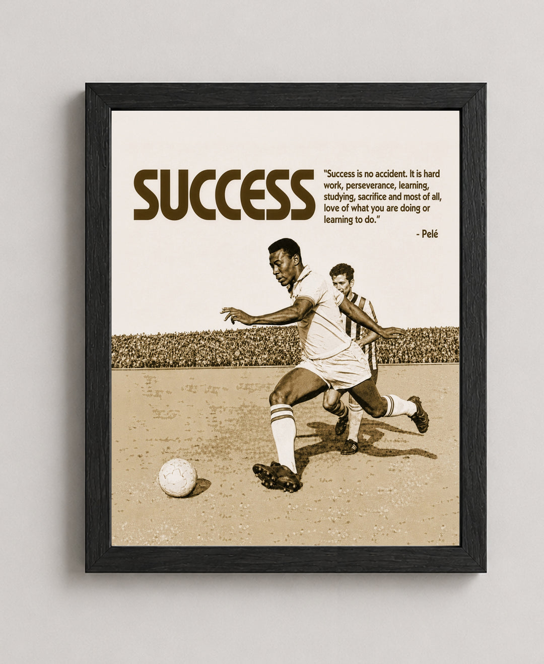 Locker Room Unframed Sports Decor Gift for Teen Motivational Wall Art