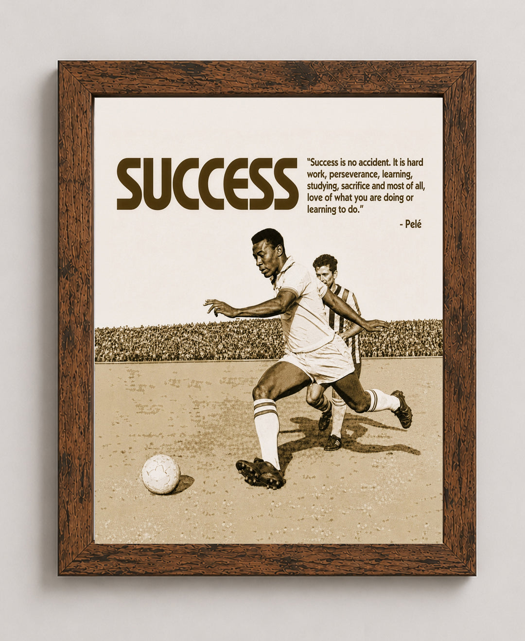Locker Room Unframed Sports Decor Gift for Teen Motivational Wall Art