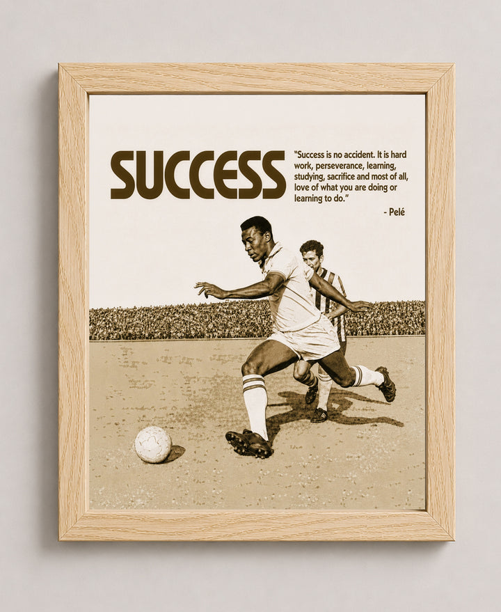 Locker Room Unframed Sports Decor Gift for Teen Motivational Wall Art