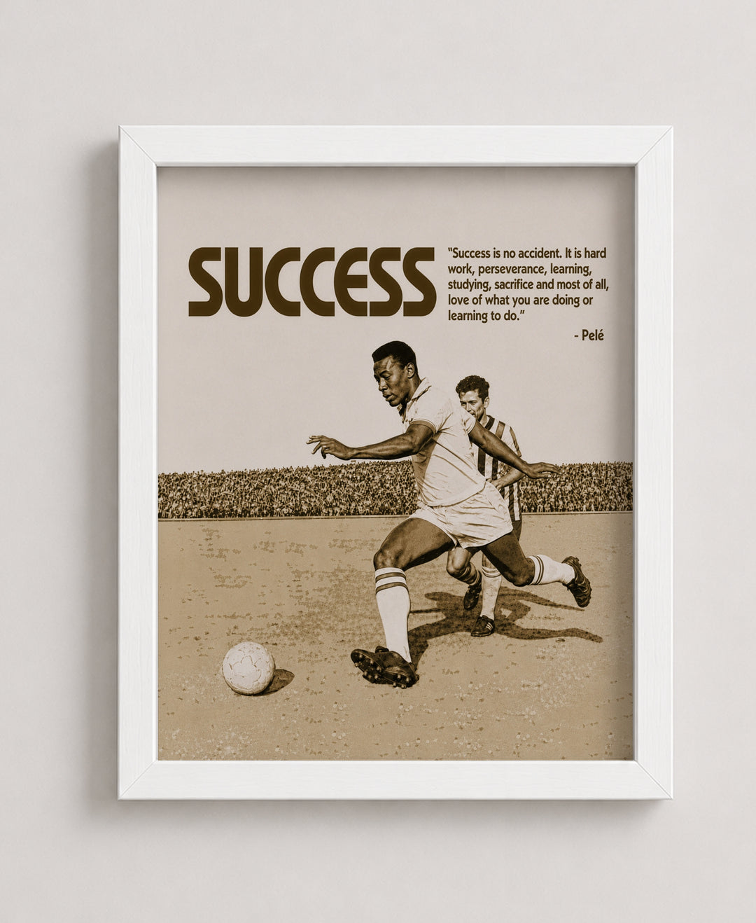 Locker Room Unframed Sports Decor Gift for Teen Motivational Wall Art