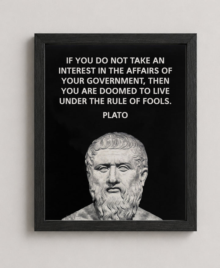 Take Interest in Your Government Patriotic Wall Art