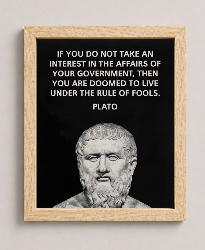 Take Interest in Your Government Patriotic Wall Art