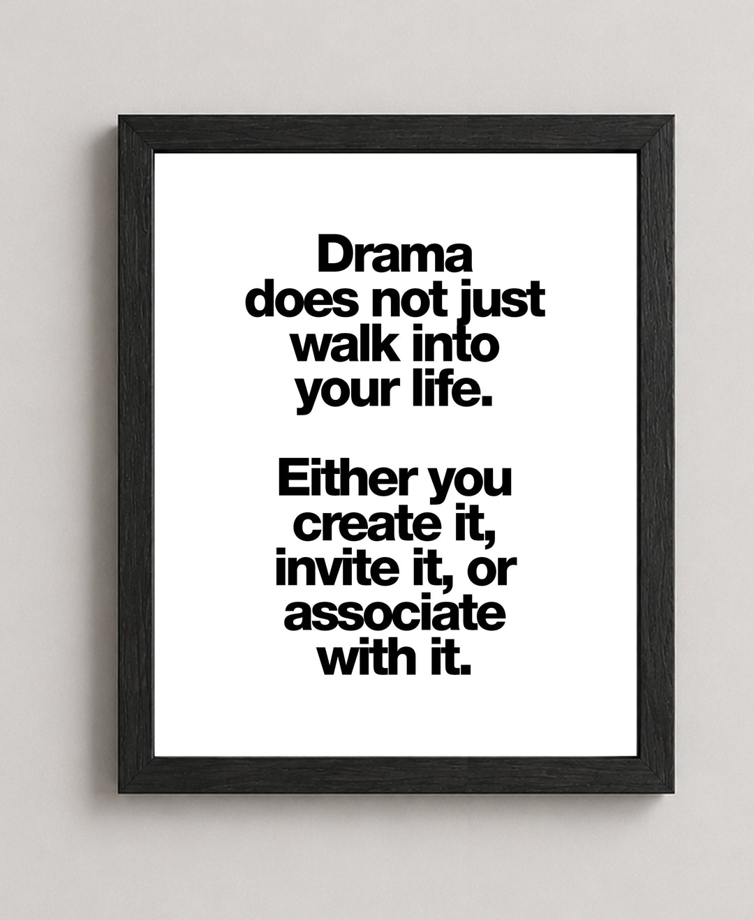 Drama Doesn&