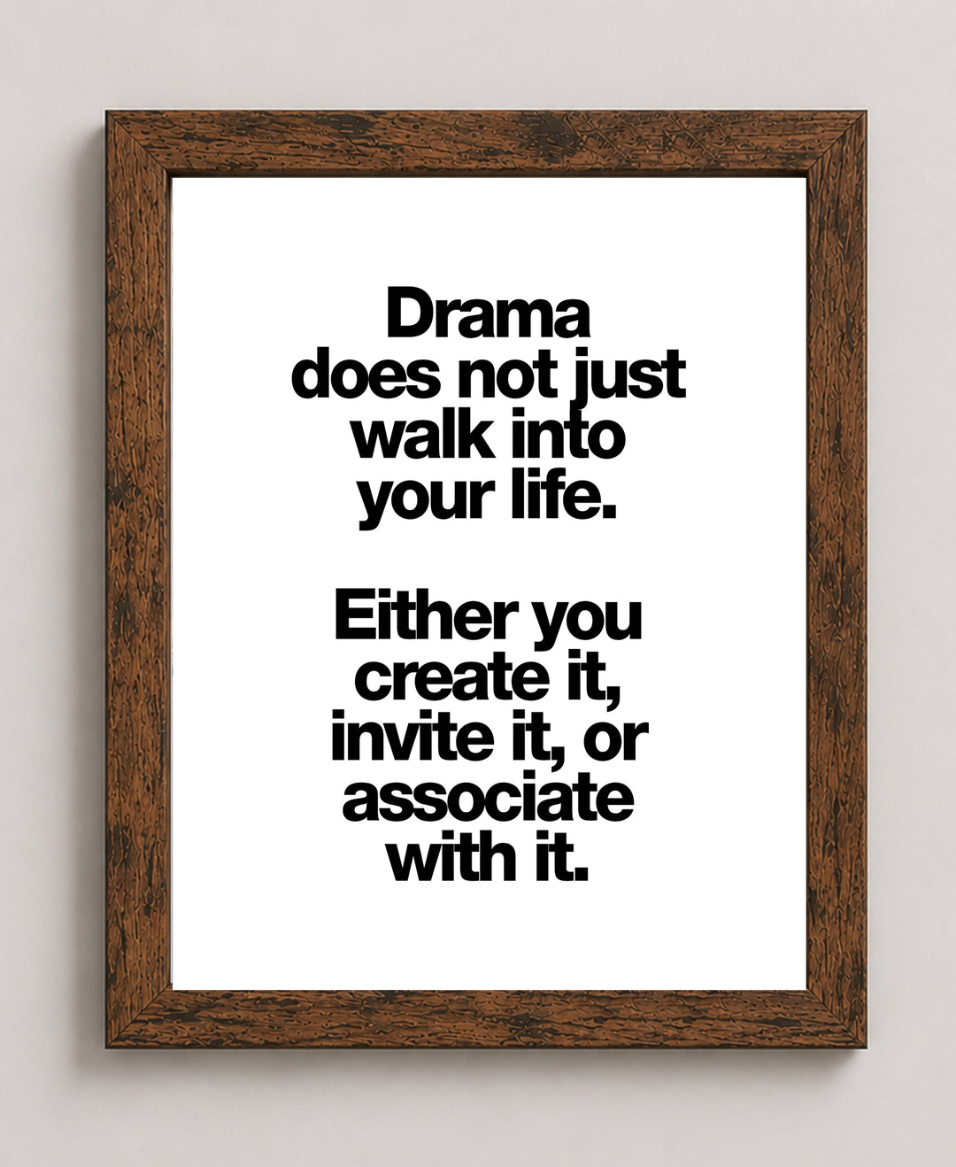 Drama Doesn&