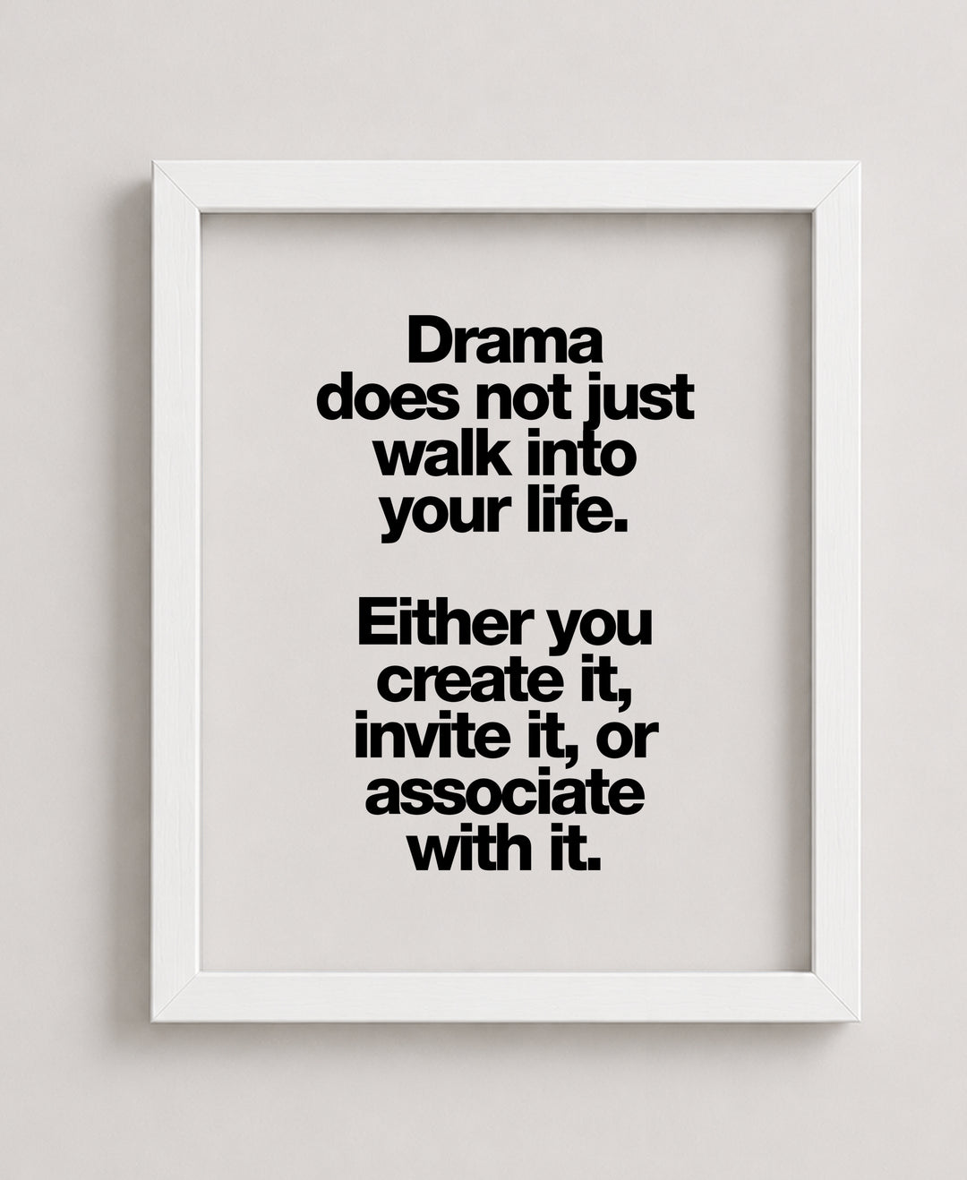 Drama Doesn&