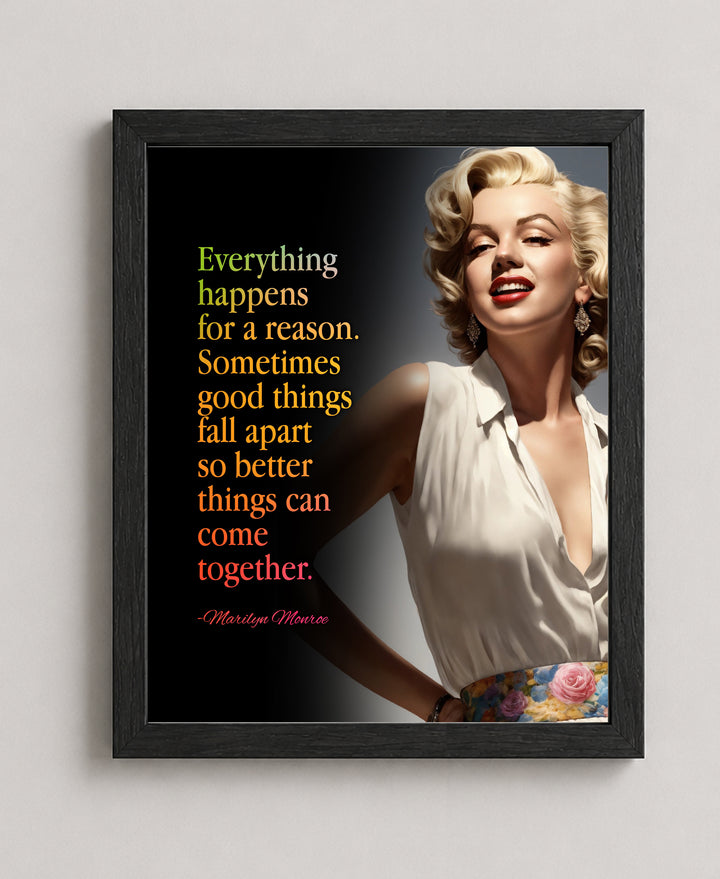 Everything Happens For Reason Family Inspirational Wall Art