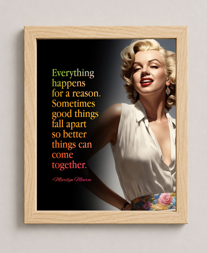 Everything Happens For Reason Family Inspirational Wall Art