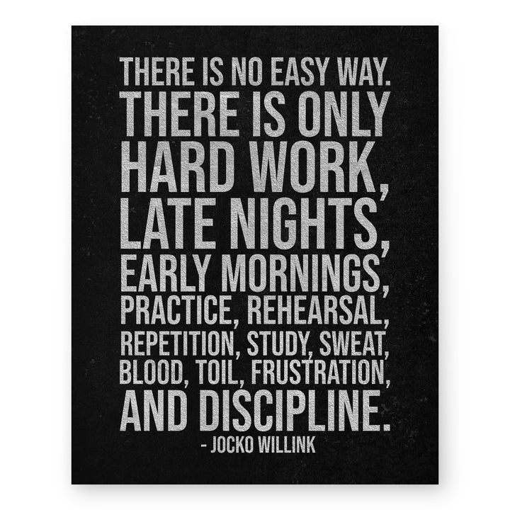 Jocko Willink Inspirational Wall Art