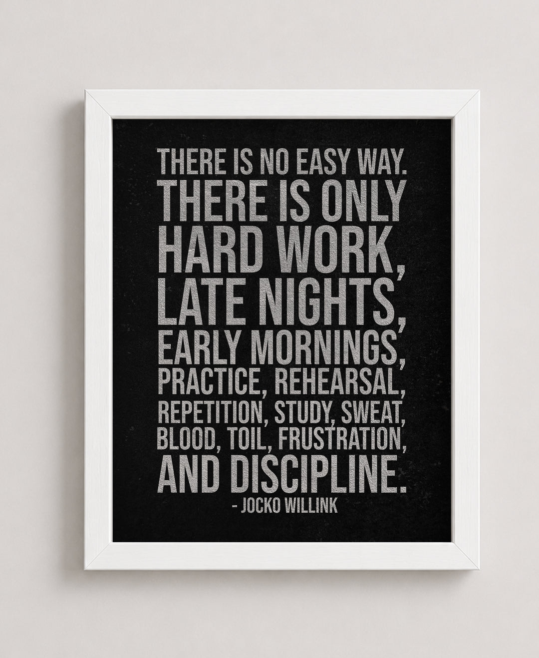 Jocko Willink Inspirational Wall Art