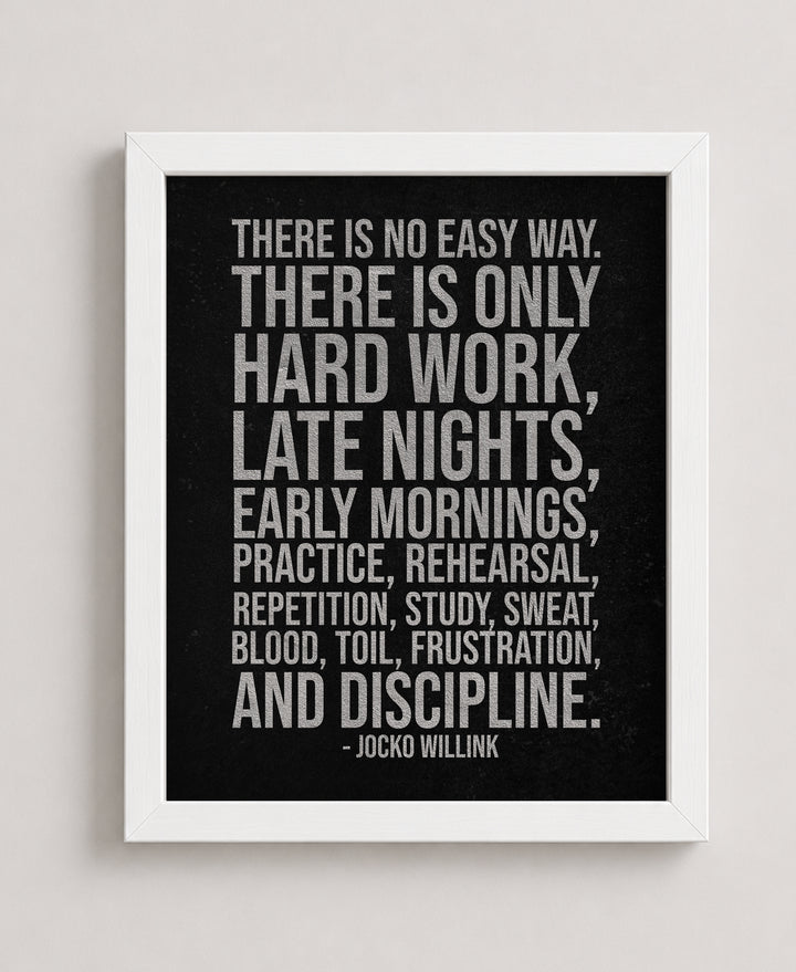 Jocko Willink Inspirational Wall Art