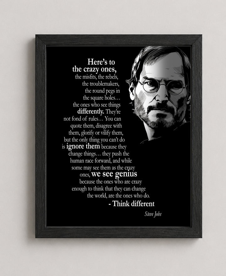 Think Different Misfits Inspirational Wall Art