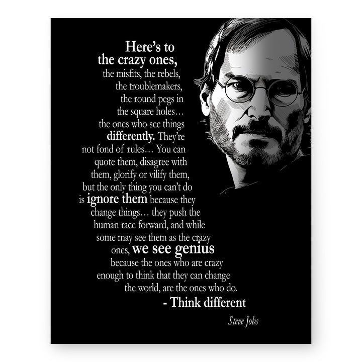 Think Different Misfits Inspirational Wall Art