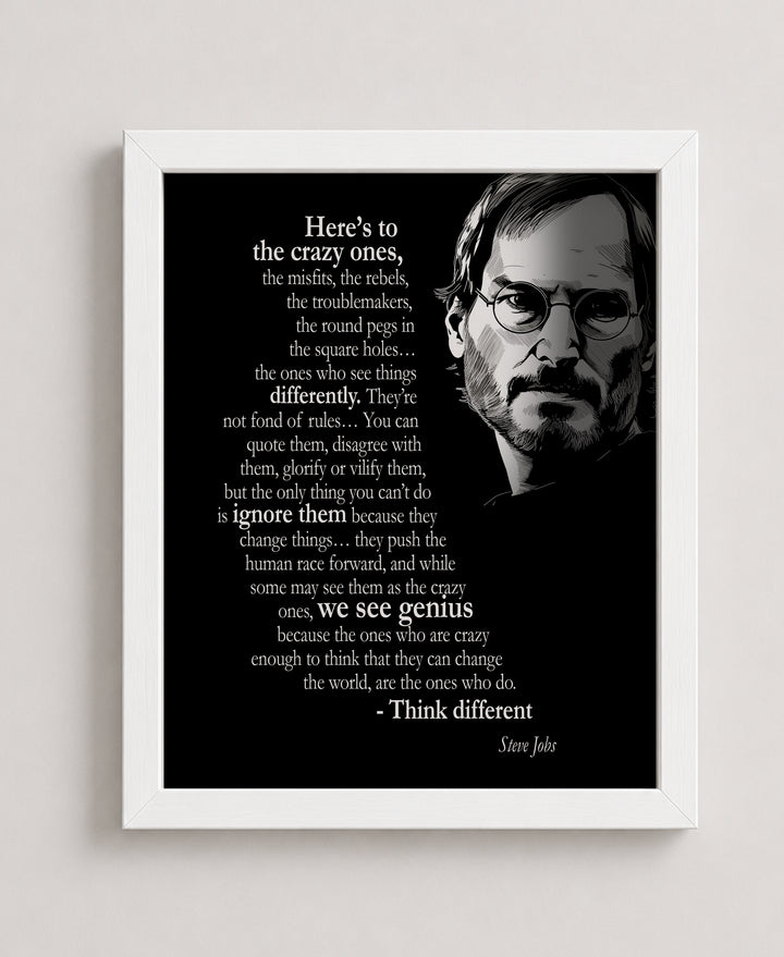 Think Different Misfits Inspirational Wall Art