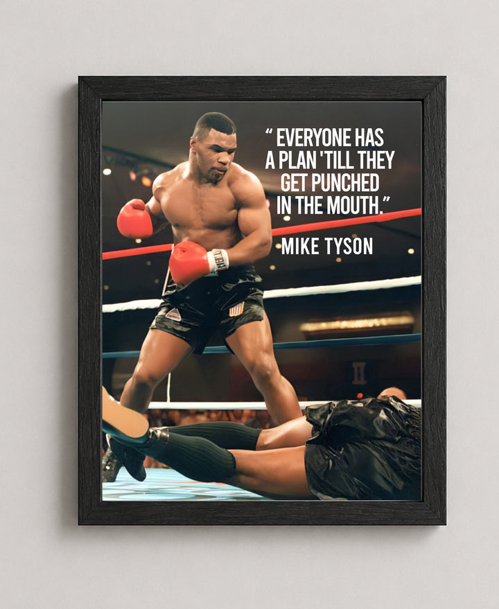 Everyone Has a Plan Boxing Motivational Wall Art