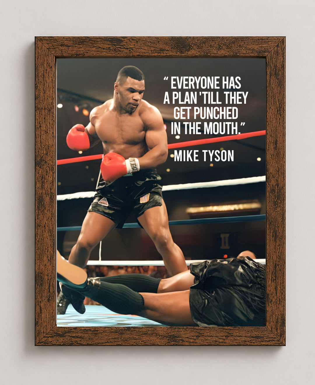 Everyone Has a Plan Boxing Motivational Wall Art