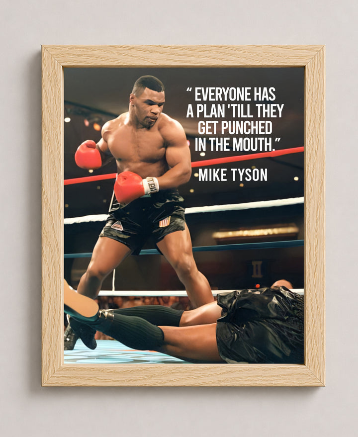 Everyone Has a Plan Boxing Motivational Wall Art