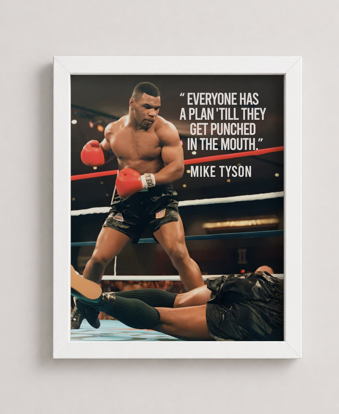 Everyone Has a Plan Boxing Motivational Wall Art