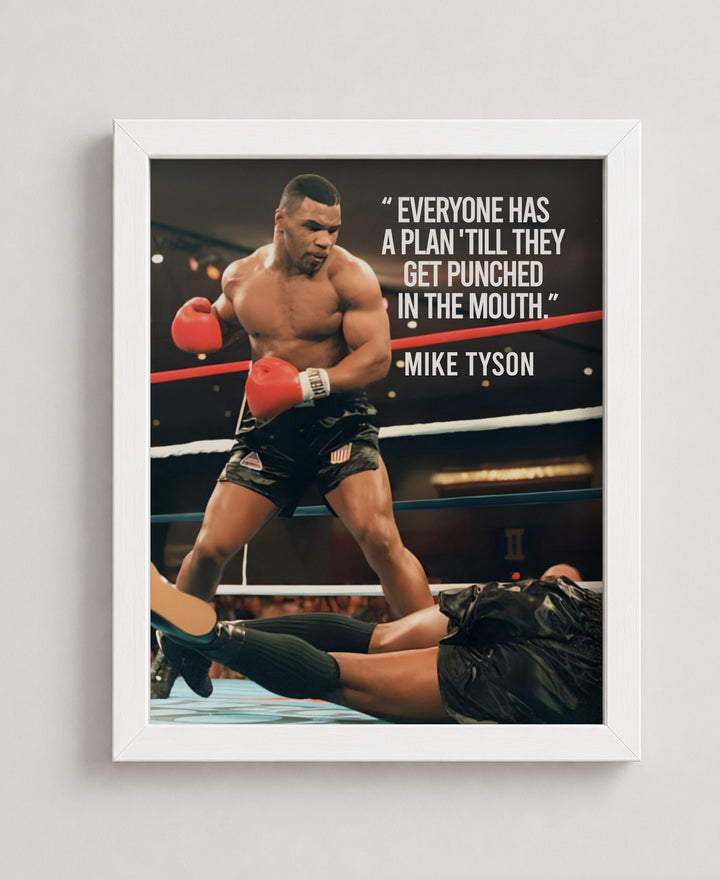 Everyone Has a Plan Boxing Motivational Wall Art