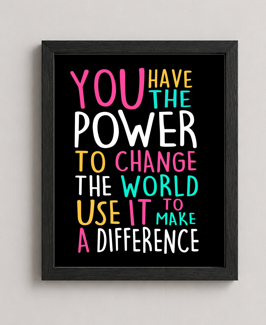 You Have The Power Inspirational Wall Art