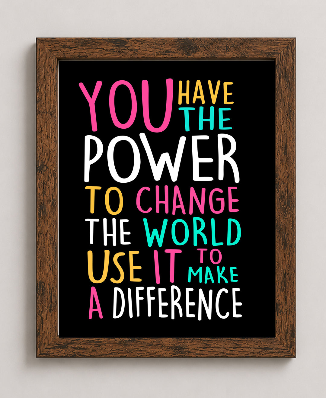 You Have The Power Inspirational Wall Art