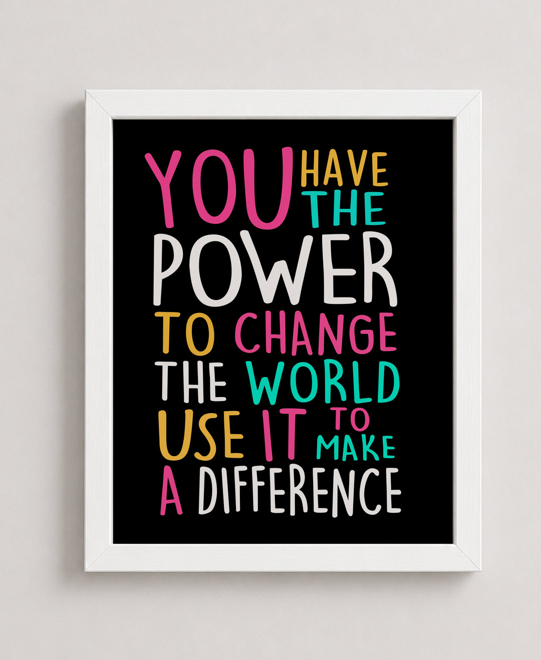 You Have The Power Inspirational Wall Art